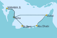 Visitando Doha (Catar), Dubai, Dubai, Abu Dhabi (Emiratos Árabes Unidos), Sir Bani Yas Is (Emiratos Árabes Unidos), MANAMA, BAHRAIN, Doha (Catar)