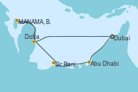 Visitando Dubai, Dubai, Abu Dhabi (Emiratos Árabes Unidos), Sir Bani Yas Is (Emiratos Árabes Unidos), MANAMA, BAHRAIN, Doha (Catar), Dubai