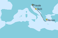 Visitando Trieste (Italia), Split (Croacia), Atenas (Grecia)