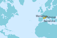 Visitando Génova (Italia), Marsella (Francia), Barcelona