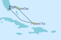 Visitando Miami (Florida/EEUU), CocoCay (Bahamas), Grand Turks(Turks & Caicos), Miami (Florida/EEUU)
