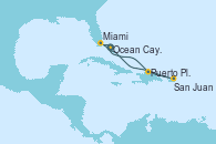 Visitando Ocean Cay MSC Marine Reserve (Bahamas), Miami (Florida/EEUU), Puerto Plata, Republica Dominicana, San Juan (Puerto Rico), Ocean Cay MSC Marine Reserve (Bahamas), Miami (Florida/EEUU)