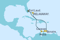 Visitando Fort Lauderdale (Florida/EEUU), Bonaire (Países Bajos), Curacao (Antillas), Aruba (Antillas), RELAXAWAY HALF MOON CAY, Fort Lauderdale (Florida/EEUU)