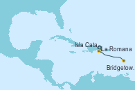 Visitando La Romana (República Dominicana), Isla Catalina (República Dominicana), Bridgetown (Barbados)
