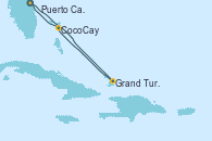 Visitando Puerto Cañaveral (Florida), Grand Turks(Turks & Caicos), CocoCay (Bahamas), Puerto Cañaveral (Florida)
