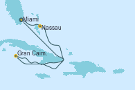 Visitando Miami (Florida/EEUU), Nassau (Bahamas), Gran Caimán (Islas Caimán), Miami (Florida/EEUU)