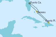 Visitando Puerto Cañaveral (Florida), Puerto Plata, Republica Dominicana, Nassau (Bahamas), Puerto Cañaveral (Florida)