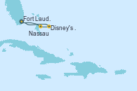 Visitando Fort Lauderdale (Florida/EEUU), Disney's Lookout Cay (Bahamas), Nassau (Bahamas), Fort Lauderdale (Florida/EEUU)