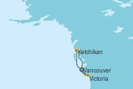 Visitando Vancouver (Canadá), Ketchikan (Alaska), Victoria (Canadá), Vancouver (Canadá)