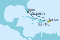 Visitando Miami (Florida/EEUU), CELEBRATION KEY, THE BAHAMAS, San Juan (Puerto Rico), Saint Thomas (Islas Vírgenes), Miami (Florida/EEUU)