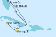 Visitando Puerto Cañaveral (Florida), Celebration Key, The Bahamas, Montego Bay (Jamaica), Gran Caimán (Islas Caimán), Puerto Cañaveral (Florida)