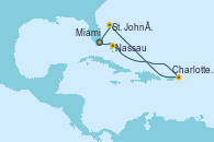 Visitando Miami (Florida/EEUU), Nassau (Bahamas), Charlotte Amalie (St. Thomas), St. John´s (Antigua y Barbuda), Miami (Florida/EEUU) Visitando Miami (Florida/EEUU), Nassau (Bahamas), Charlotte Amalie (St. Thomas), St. John´s (Antigua y Barbuda), Miami (Florida/EEUU)