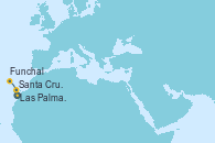 Visitando Las Palmas de Gran Canaria (España), Santa Cruz de la Palma (España), Funchal (Madeira)