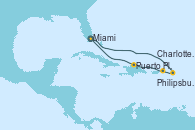 Visitando Miami (Florida/EEUU), Philipsburg (St. Maarten), Charlotte Amalie (St. Thomas), Puerto Plata, Republica Dominicana, Miami (Florida/EEUU) Visitando Miami (Florida/EEUU), Philipsburg (St. Maarten), Charlotte Amalie (St. Thomas), Puerto Plata, Republica Dominicana, Miami (Florida/EEUU)