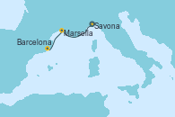 Visitando Savona (Italia), Marsella (Francia), Barcelona Visitando Savona (Italia), Marsella (Francia), Barcelona