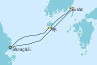 Visitando Shanghái (China), Busán (Corea del Sur), Jeju (Corea del Sur), Shanghái (China)