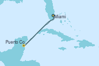 Visitando Miami (Florida/EEUU), Puerto Costa Maya (México), Miami (Florida/EEUU)