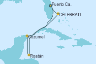 Visitando Puerto Cañaveral (Florida), Roatán (Honduras), Cozumel (México), CELEBRATION KEY, THE BAHAMAS, Puerto Cañaveral (Florida)