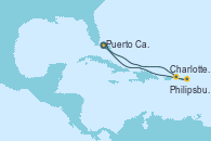 Visitando Puerto Cañaveral (Florida), Charlotte Amalie (St. Thomas), Philipsburg (St. Maarten), Puerto Cañaveral (Florida)