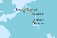 Visitando Bruselas (Bélgica), Bruselas (Bélgica), Dordrecht (Paises Bajos), Düsseldorf (Alemania), Andernach (Alemania), Frankfurt (Alemania)