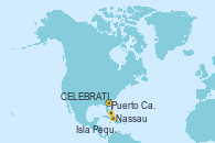 Visitando Puerto Cañaveral (Florida), Celebration Key, The Bahamas, Nassau (Bahamas), Isla Pequeña (San Salvador/Bahamas), Puerto Cañaveral (Florida)