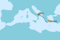 Visitando Bari (Italia), Atenas (Grecia)