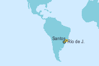 Visitando Santos (Brasil), Río de Janeiro (Brasil)