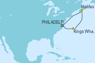 Visitando PHILADELPHIA, PENNSYLVANIA, Kings Wharf (Bermudas), Kings Wharf (Bermudas), Halifax (Canadá), PHILADELPHIA, PENNSYLVANIA