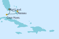 Visitando Fort Lauderdale (Florida/EEUU), Nassau (Bahamas), Cayo Hueso (Key West/Florida), Fort Lauderdale (Florida/EEUU)