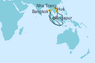 Visitando Singapur, Nha Trang (Vietnam), Hue (Vietnam), Bangkok (Tailandia), Bangkok (Tailandia), Singapur