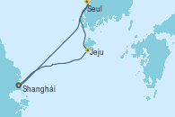Visitando Shanghái (China), Seul (Corea del Sur), Jeju (Corea del Sur), Shanghái (China)
