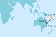 Visitando Brisbane (Australia), Puerto Vila (Vanuatu), Lelepa, Vanuatu, Brisbane (Australia)