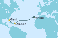 Visitando Funchal (Madeira), San Juan (Puerto Rico), Miami (Florida/EEUU)