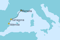 Visitando Marsella (Francia), Tarragona (España), Valencia