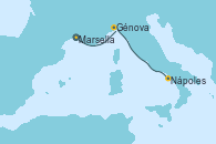 Visitando Marsella (Francia), Génova (Italia), Nápoles (Italia) Visitando Marsella (Francia), Génova (Italia), Nápoles (Italia)
