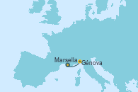Visitando Marsella (Francia), Génova (Italia)