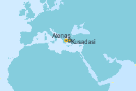 Visitando Kusadasi (Efeso/Turquía), Atenas (Grecia)