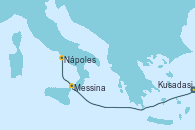 Visitando Kusadasi (Efeso/Turquía), Messina (Sicilia), Nápoles (Italia)