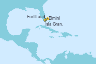 Visitando Fort Lauderdale (Florida/EEUU), Isla Gran Bahama (Florida/EEUU), Bimini (Bahamas), Fort Lauderdale (Florida/EEUU) Visitando Fort Lauderdale (Florida/EEUU), Isla Gran Bahama (Florida/EEUU), Bimini (Bahamas), Fort Lauderdale (Florida/EEUU)