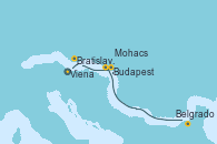 Visitando Viena (Austria), Viena (Austria), Bratislava (Eslovaquia), Budapest (Hungría), Mohacs (Hungría), Belgrado (Serbia)