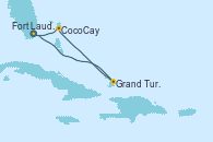 Visitando Fort Lauderdale (Florida/EEUU), Grand Turks(Turks & Caicos), CocoCay (Bahamas), Fort Lauderdale (Florida/EEUU)