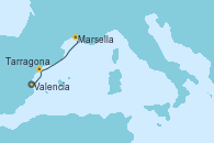 Visitando Valencia, Tarragona (España), Marsella (Francia)