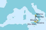 Visitando Nápoles (Italia), Nápoles (Italia), Milazzo (Sicilia/Italia), Messina (Sicilia), Vibo Marina (Italia), Salerno (Italia), Nápoles (Italia), Nápoles (Italia) Visitando Nápoles (Italia), Nápoles (Italia), Milazzo (Sicilia/Italia), Messina (Sicilia), Vibo Marina (Italia), Salerno (Italia), Nápoles (Italia), Nápoles (Italia)