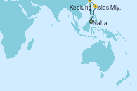 Visitando Naha (Japón), Keelung (Taiwán), Islas Miyako (Japón), Naha (Japón) Visitando Naha (Japón), Keelung (Taiwán), Islas Miyako (Japón), Naha (Japón)