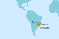 Visitando Santos (Brasil), Buzios (Brasil), Porto Belo (Brasil), Santos (Brasil)