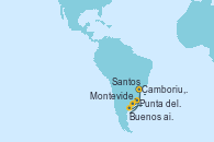 Visitando Camboriu, Brazil, Punta del Este (Uruguay), Buenos aires, Montevideo (Uruguay), Santos (Brasil), Camboriu, Brazil