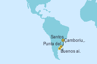 Visitando Camboriu, Brazil, Buenos aires, Punta del Este (Uruguay), Punta del Este (Uruguay), Santos (Brasil), Camboriu, Brazil