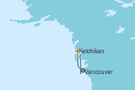 Visitando Vancouver (Canadá), Ketchikan (Alaska), Vancouver (Canadá)