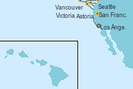 Visitando Los Ángeles (California), San Francisco (California/EEUU), Astoria  (Oregón), Seattle (Washington/EEUU), Victoria (Canadá), Vancouver (Canadá)