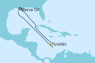 Visitando Nueva Orleans (Luisiana), Yucatán (Progreso/México), Nueva Orleans (Luisiana)